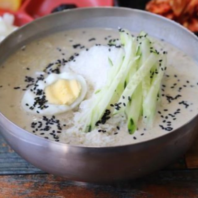 Wednesdays - Soybean cold noodles soup.