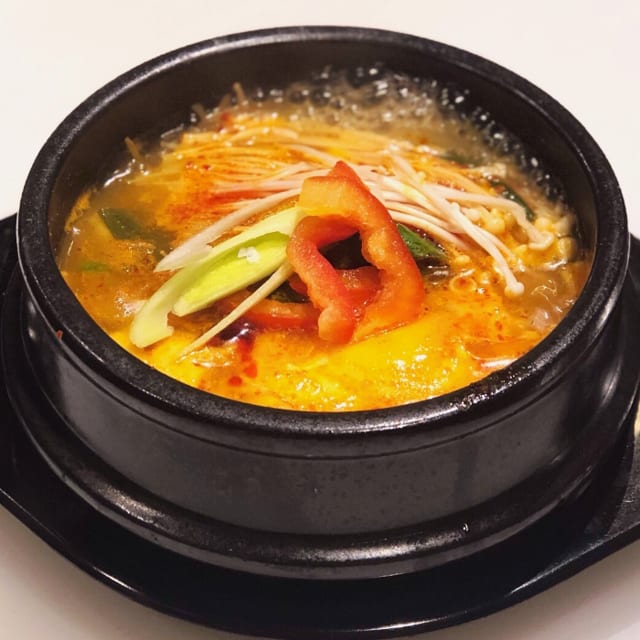 F8. Soft tofu stew.