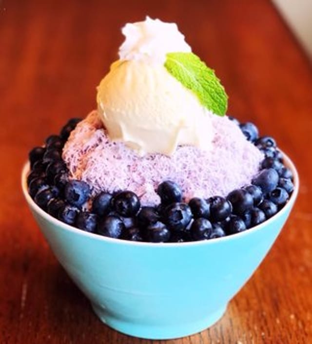 Blueberry Bingsu.