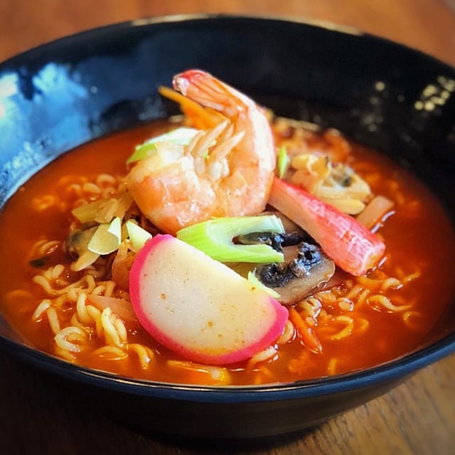 F5. Seafood ramen.