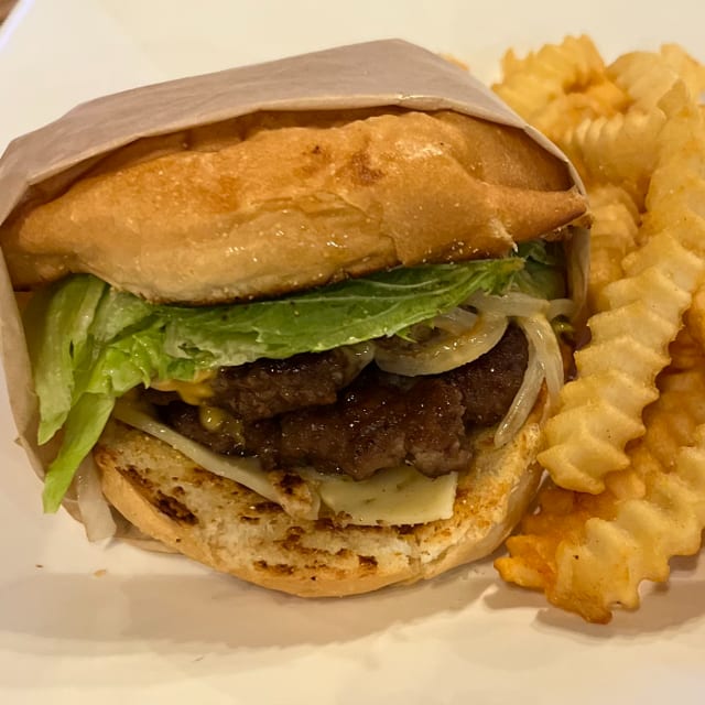 B3. Galbi burger.