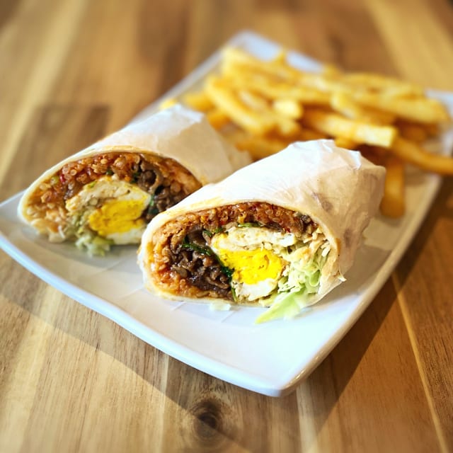 B2. Bulgogi burrito.