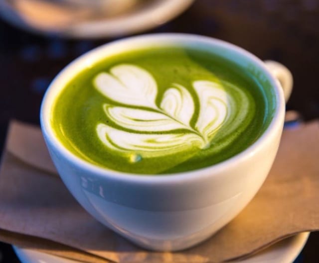 Matcha latte.