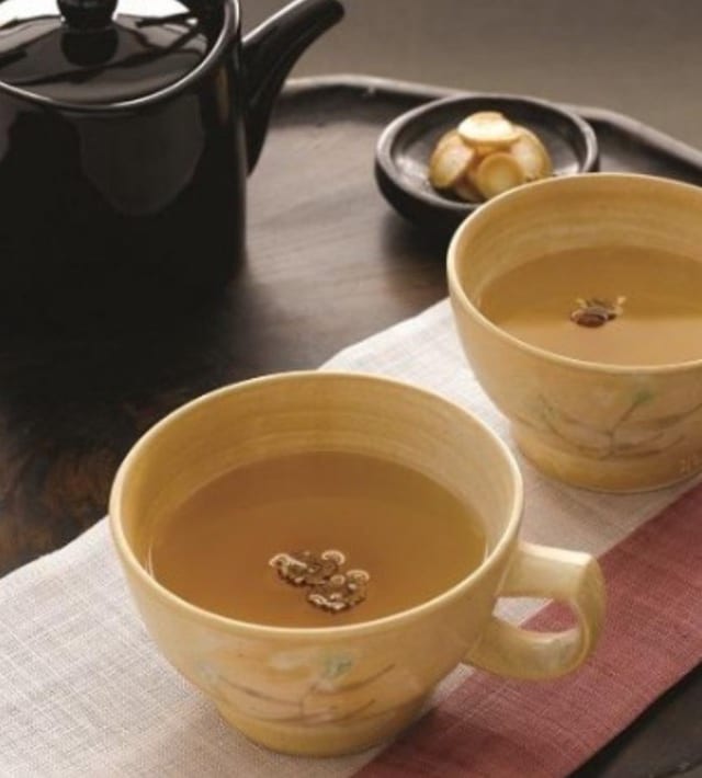 Ginseng tea.